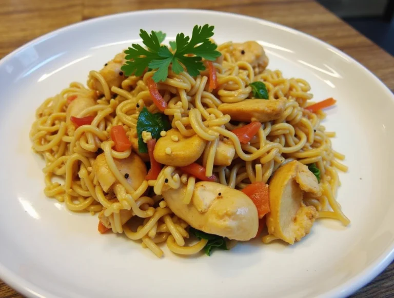 Thai Chicken & Peanut Noodle Stir-Fry is delicious! 8 img 2