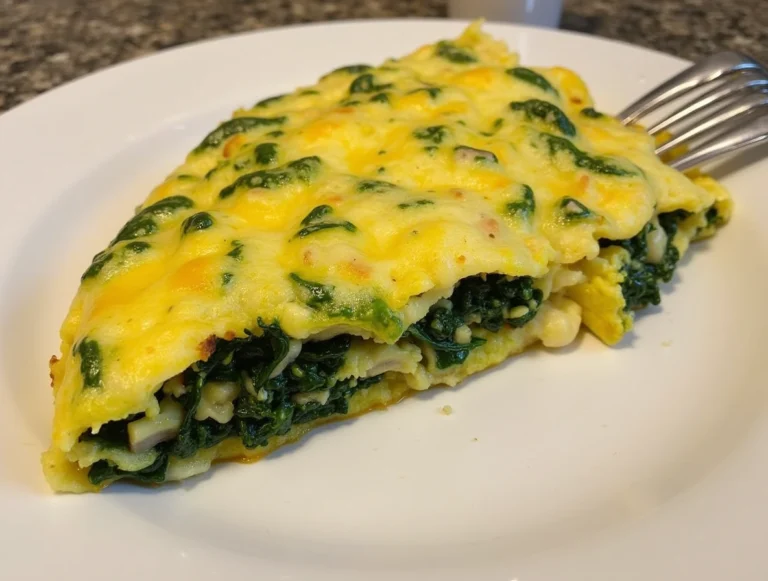 Cheesy Spinach and Mushroom Omelette for a Healthy Breakfast 4 img 5