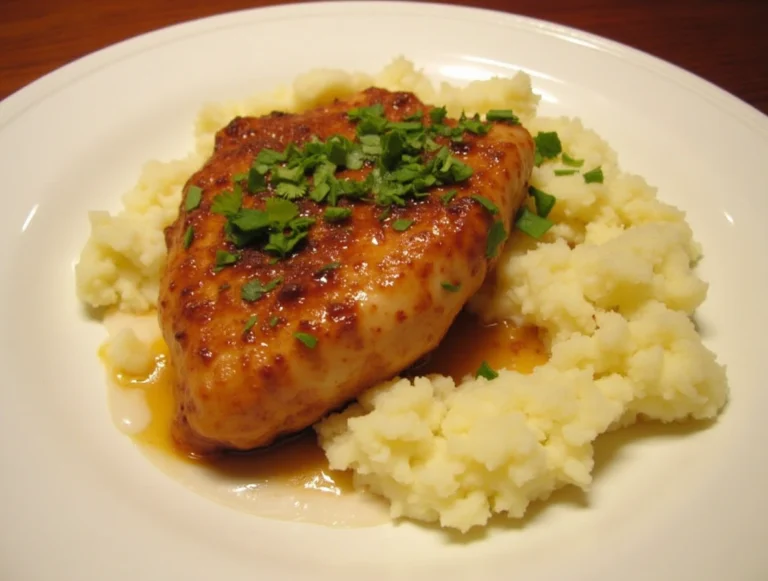Honey Glazed Chicken with Mashed Potatoes is delicious. 10 img